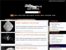 Tablet Screenshot of planetky.cz